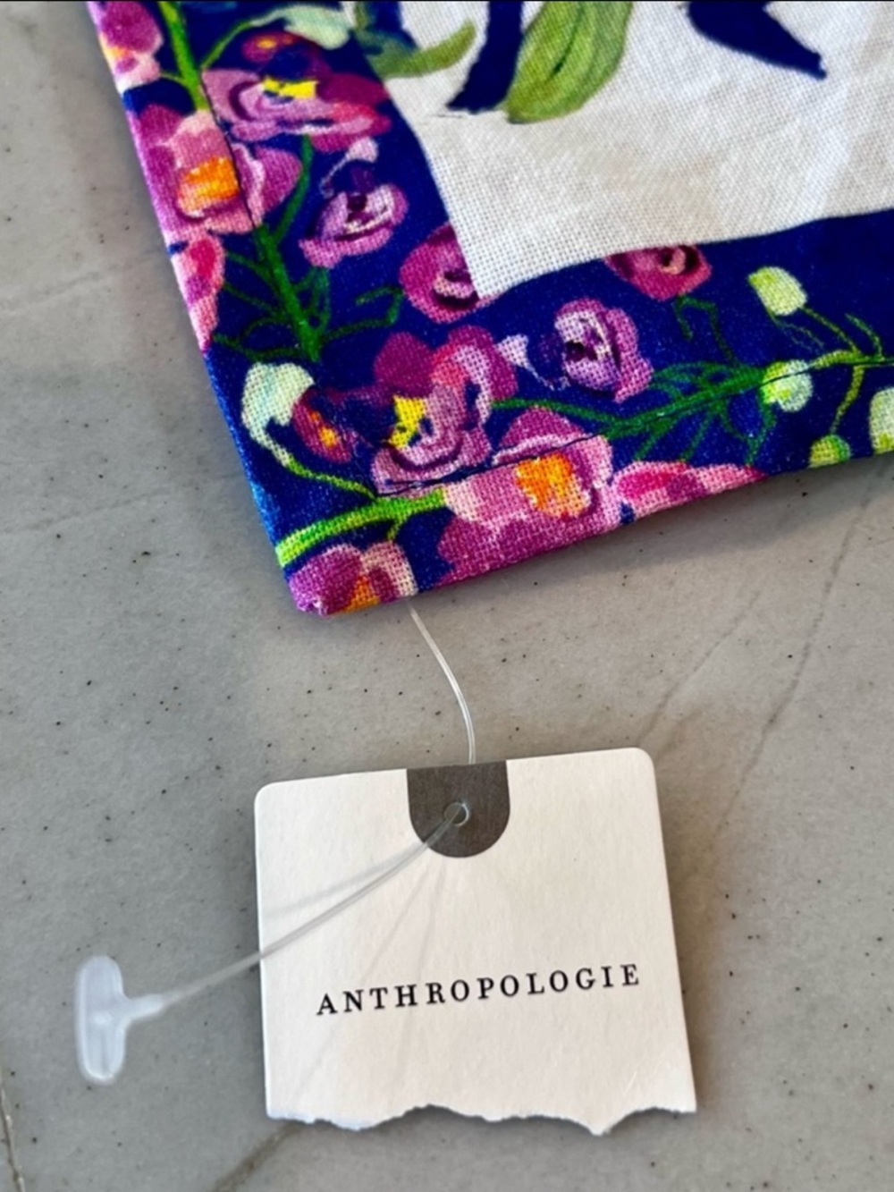 ANTHROPOLOGIE Bridgette Thornton Floral Dish Towel NWT Cottagecore Kitchen Decor - Picture 7 of 15